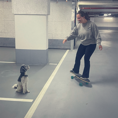 Backward-Sliding Dog
